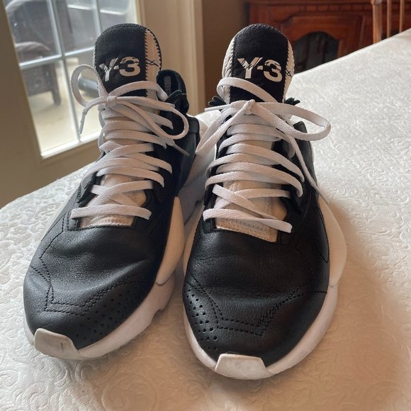 Adidas Y-3 Yohji Yamamoto size 7 Black Sneaker - Picture 1 of 6
